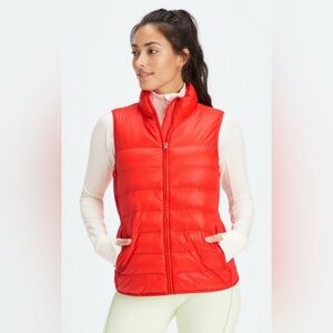 Fabletics Electric Cherry Elliot‎ Puffer Vest
